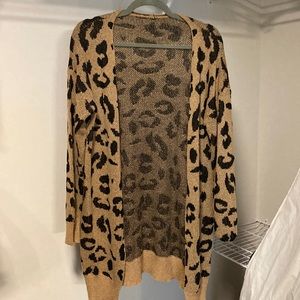 Leopard Print Cardigan